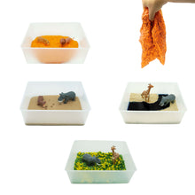 Load image into Gallery viewer, Taste Safe Safari Toddler Sensory Box - Elbirg