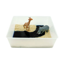 Load image into Gallery viewer, Taste Safe Safari Toddler Sensory Box - Elbirg
