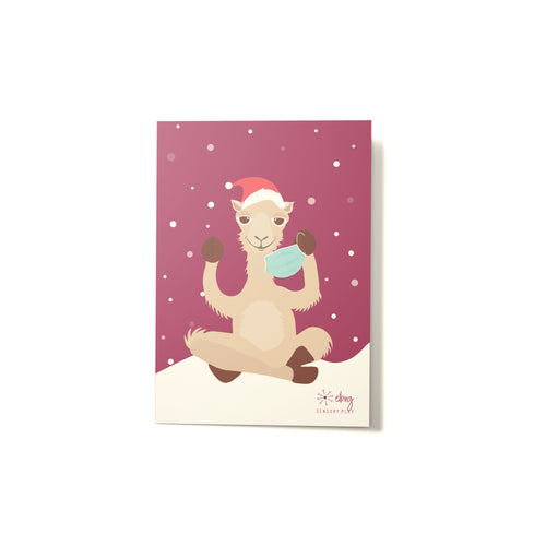 Christmas Camel Card - Elbirg
