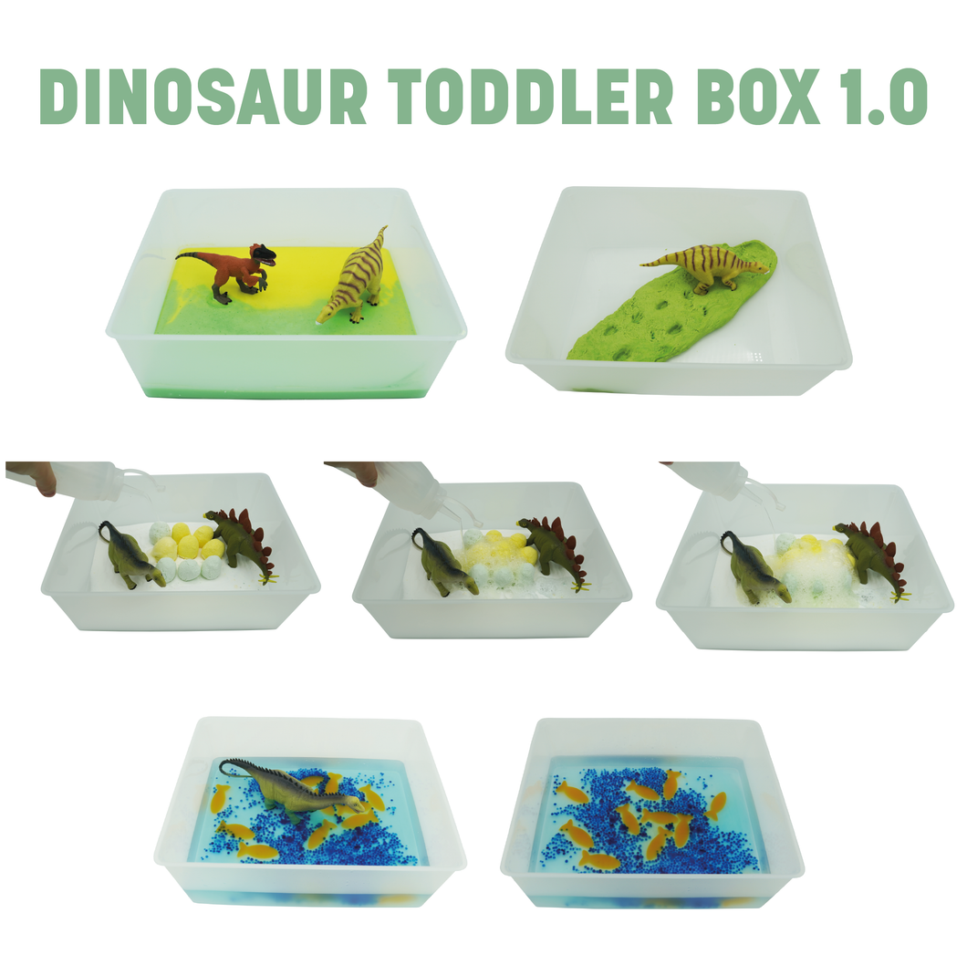 Taste Safe Dinosaur Toddler Sensory Box 1.0