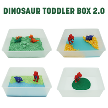 Load image into Gallery viewer, Dinosaur Toddler Sensory Box 2.0