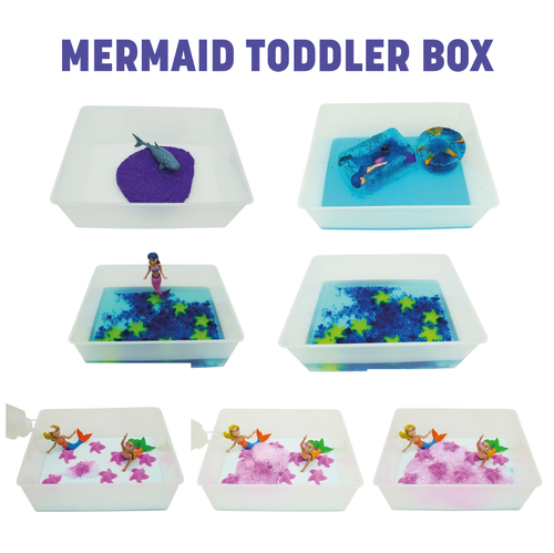 Taste Safe Mermaid Toddler Sensory Box