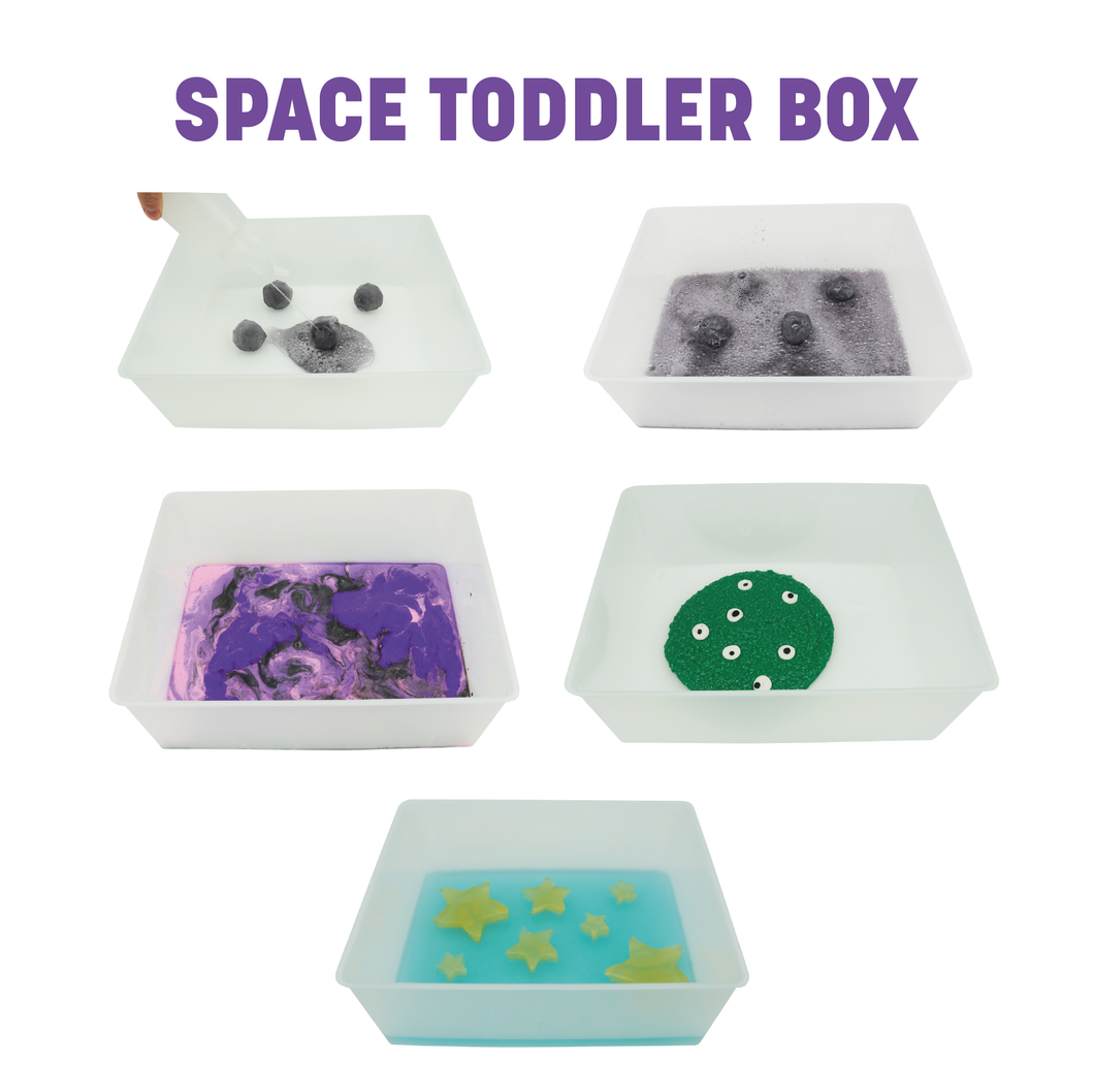 Taste Safe Space Toddler Sensory Box